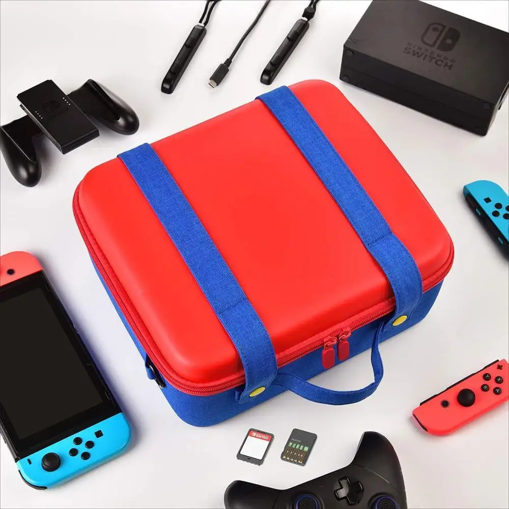 

Nintend Switch Console Storage Bag Protective Carrying Portable Travel Case Large For Nintendo Switch Cover NS Game Accessory, Grenn