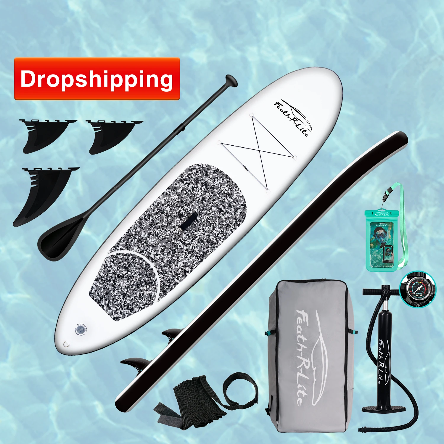 

FUNWATER Dropshipping OEM SUP Stand-up Paddle Board sup board surfboard inflatable surfing paddleboard sufingboard isup bord