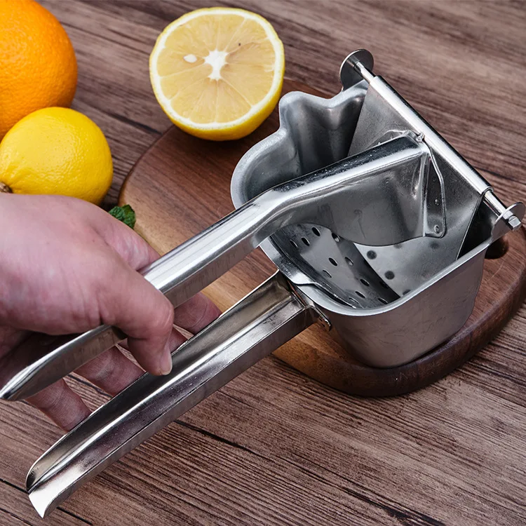 

Amazon Hot Selling Metal Hand Press Fruit Machine Citrus Juicer Portable Manual orange Juicer for home camping