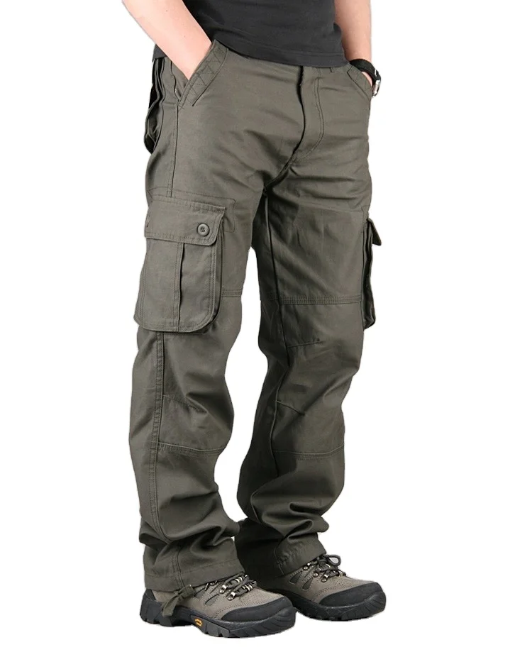 

OEM China factory men multi-pockets functional Military cargo work pant