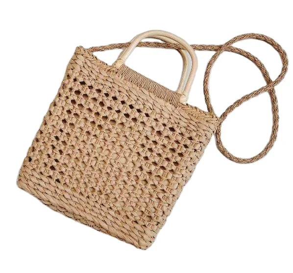 

Hexagon Mulit Style Straw+leather Handbag Women Summer Rattan Bag Handmade Woven Beach Circle Bohemia Shoulder Bag New Fashion