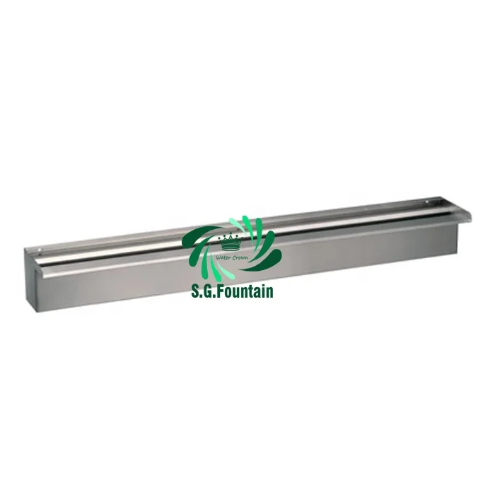 

Modern garden hang waterfalls outdoor waterfall swimming pool and garden pond, Silver
