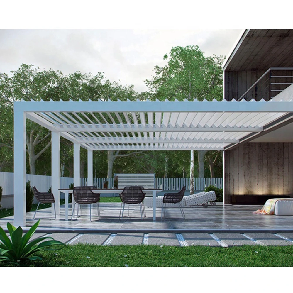 

Offer garden outdoor waterproof 12x16 aluminum shade pergola slats and componente y canopies bioclimatic pergola blades kit, Customized colors