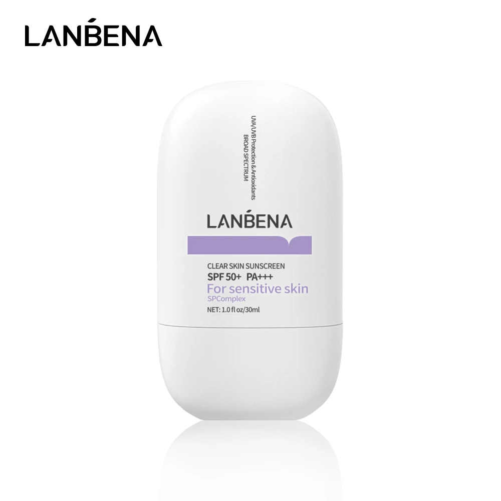 

LANBENA Clear Refreshing Sunscreen Waterproof Lightweight Niacinyl Whitening High Sunfast Moisturizing SPF50+ PA++ Sun Care 30ML