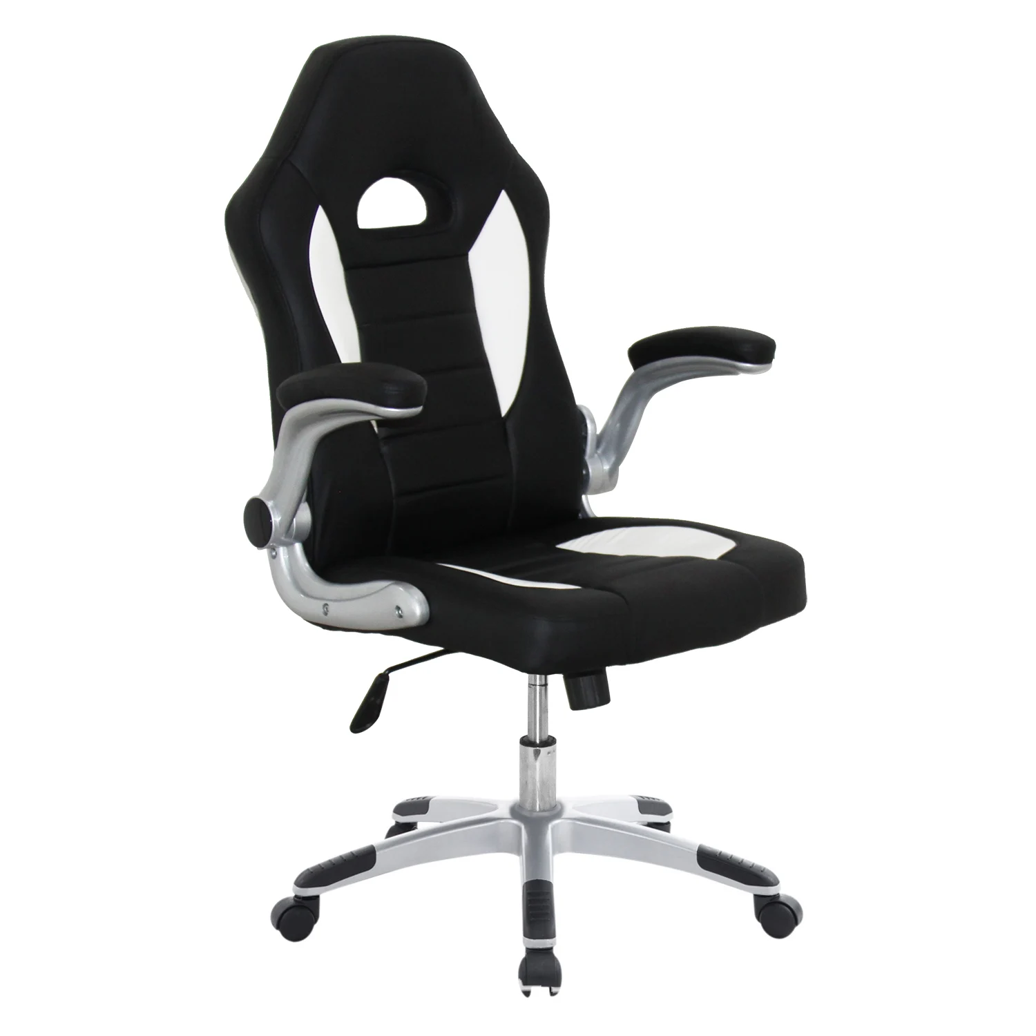 Best Cheap Leather Arm Rest Blue Fiber Gaming Desk Chair Buy