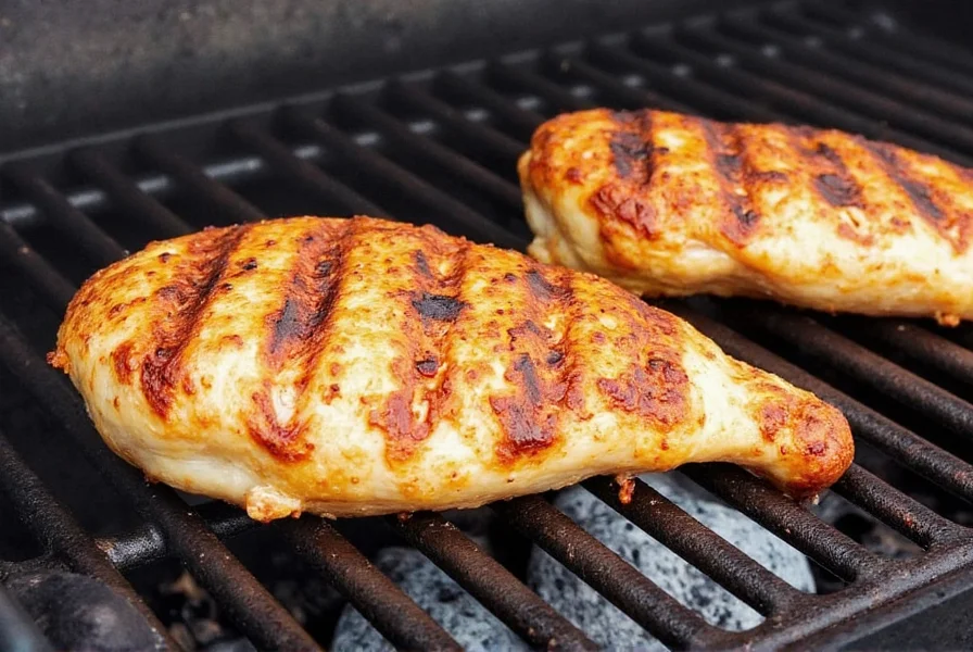 grill like a pro chicken breast on charcoal spiced to perfection