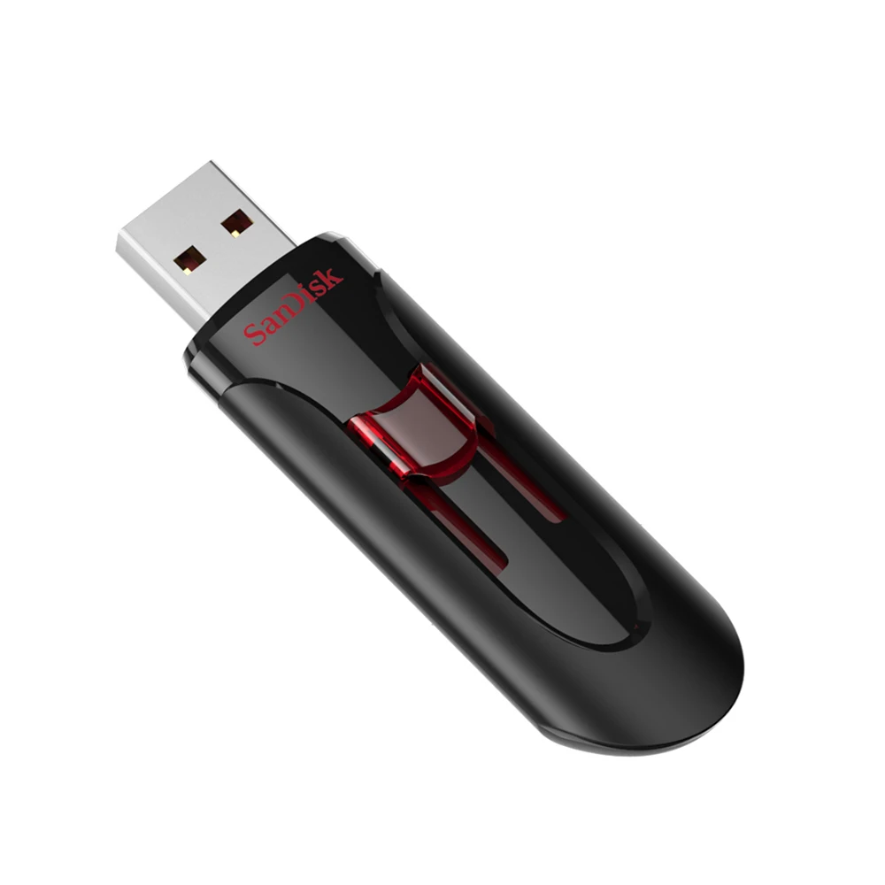 Free Shipping 16GB 32GB 64GB 128GB 256GB Sandisk Cruzer Glide USB 3.0 Flash Drive Sandisk CZ600 USB Memory Stick Pen Drive - ANKUX.COM