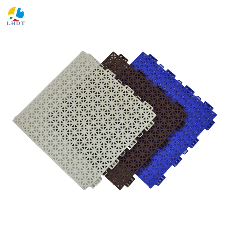 

anti-slip outdoor basketball tennis ice hockey sports flooring tiles square carpets, 12 colors