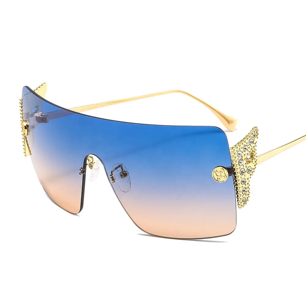 

vintage oversize square sun glasses women brand big f square sunglasses f bling oversized diamond sunglasses 2020 wholesale 2021, 6 colors