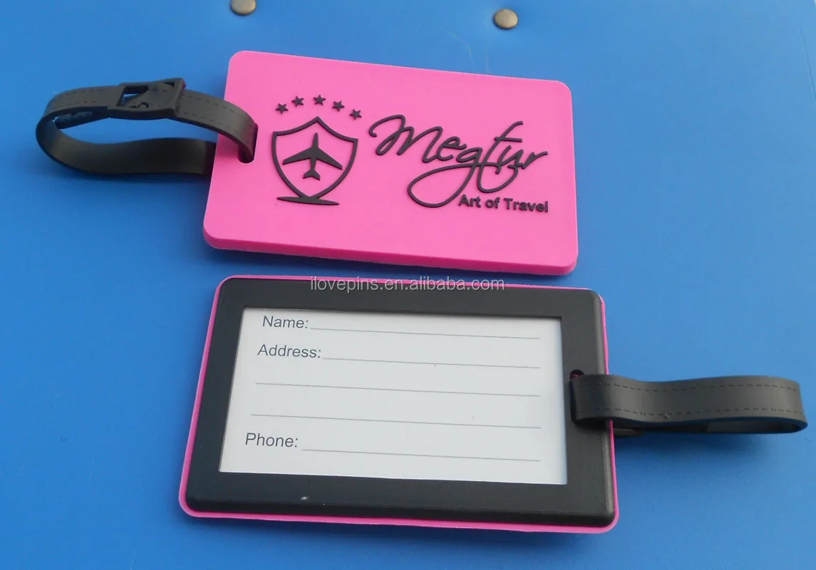 Custom Qatar Print Logo Soft Pvc Luggage Bag With Pvc Strap Buy High