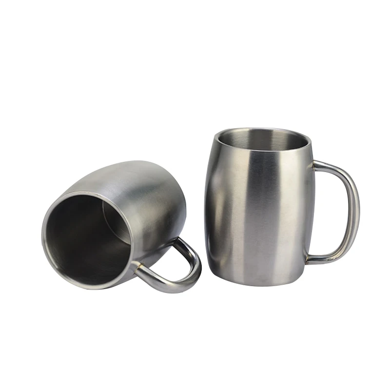 

Manufacturer price 14oz stainless steel vacuum tumbler coffee cup with handle