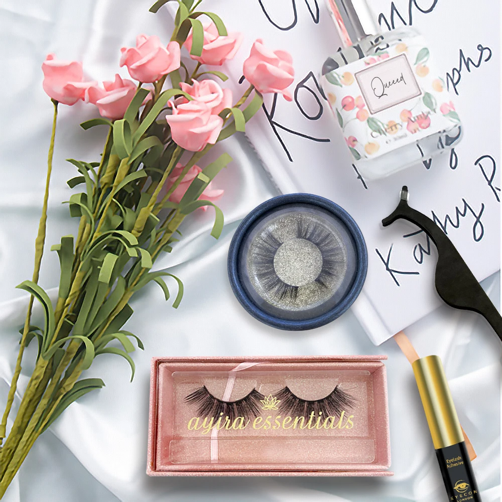 

Wholesale Premium Faux Mink Lashes Dramatic Eyelashes Fluffy Wispies 20MM Long Faux Mink Lashes with Box