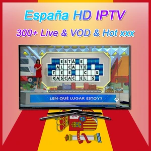 12 Months 300+ HD Live VOD M3U ENIGAM2 Andriod IPTV Spain 1year free trial code reseller Smart TV Sport hot xxx football