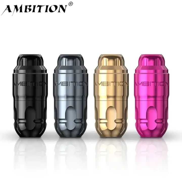 

Ambition Lutin Powerful Brushless Motor 3.8/3.4mm Stroke Straight Drive Rotary Tattoo Pen Machine for Artists Body Art