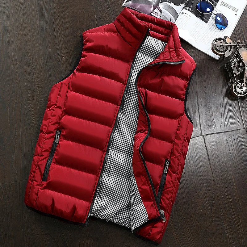 

Wholesale Casual Fishing Sport Men's Winter Down Cheap Vest & Waistcoat