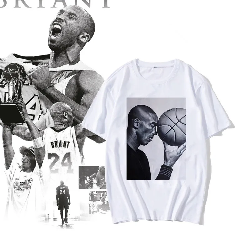 

cherish the memory Kobe Bryant Printed T-shirt cotton