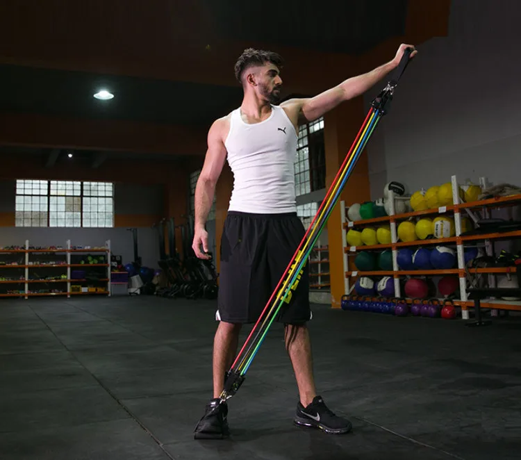 Widerstandsbänder  Fitnessbänder Gymnastikband Latexband Yoga Tube Fit