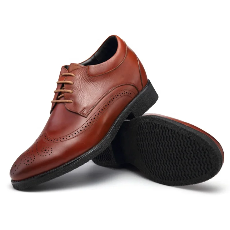 

Handmade High Quality shoes men Genuine Leather cheap Price Elevator men dress shoes classical height increasing shoes for man, Different color as you request