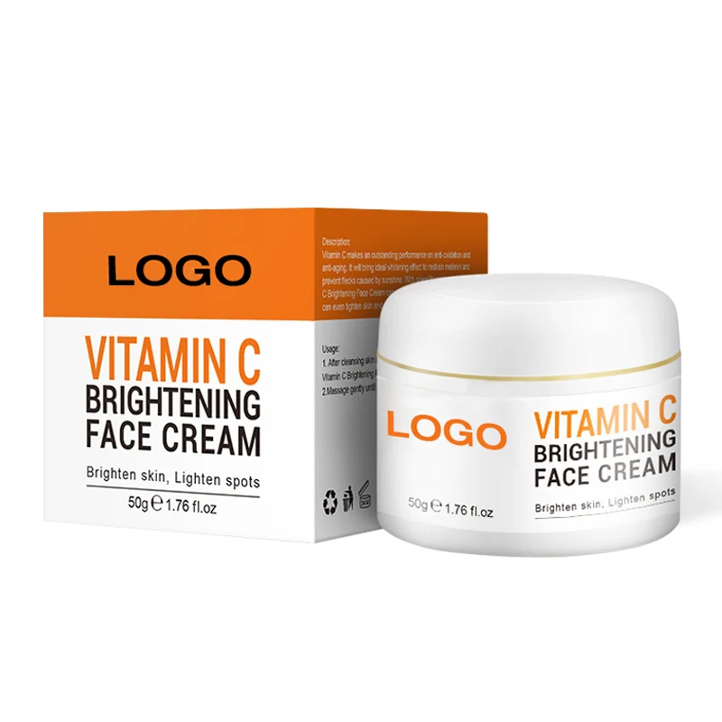 

Custom Logo Vitamins C Face Cream Crema Blanqueadora Skin Rejuvenation Moisturizing Whitening Cream Creme Visage Facial Cream