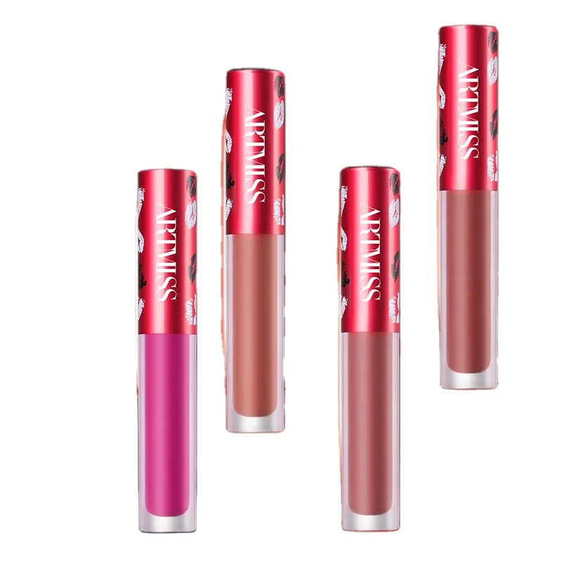 

High Quality Matte Glossy Lipstick Liquid No Logo private label lip Gloss