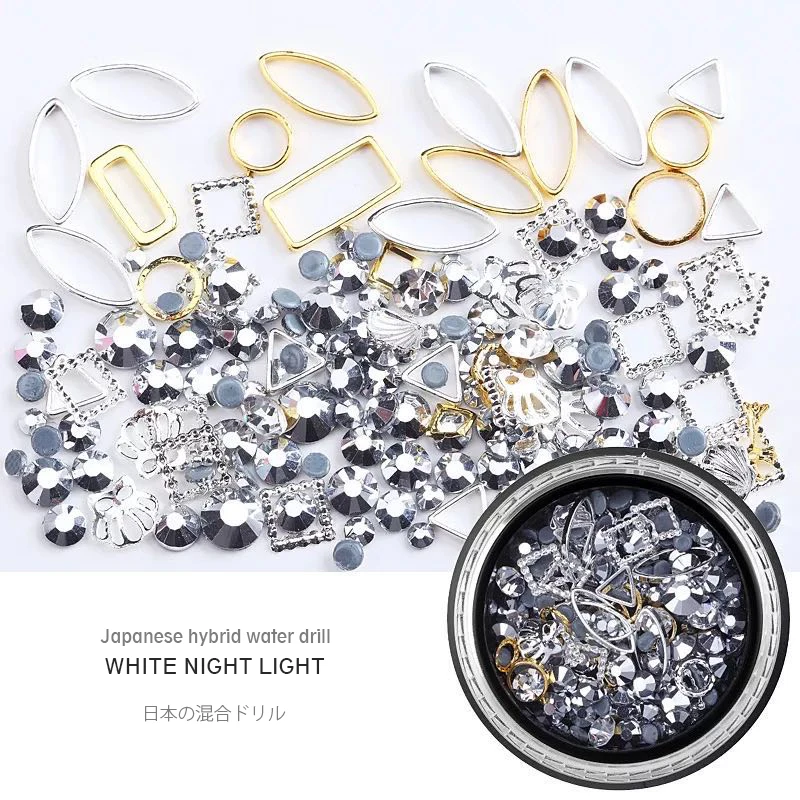 

2021 Hot Sale Startree Hybrid Nail Rhinestones Beautiful Luxury Diamond For Nail DIY Design, Mix color