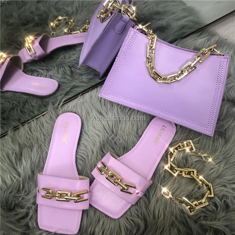 

New Arrivals 2021 lady mini tote sandals and bags match set women chinese purses handbags, As pictured