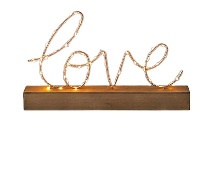 

C265 Love Letter Model with Light Shop Decoration Crafts Furnishing Star Light Birthday Decoration Home Decor