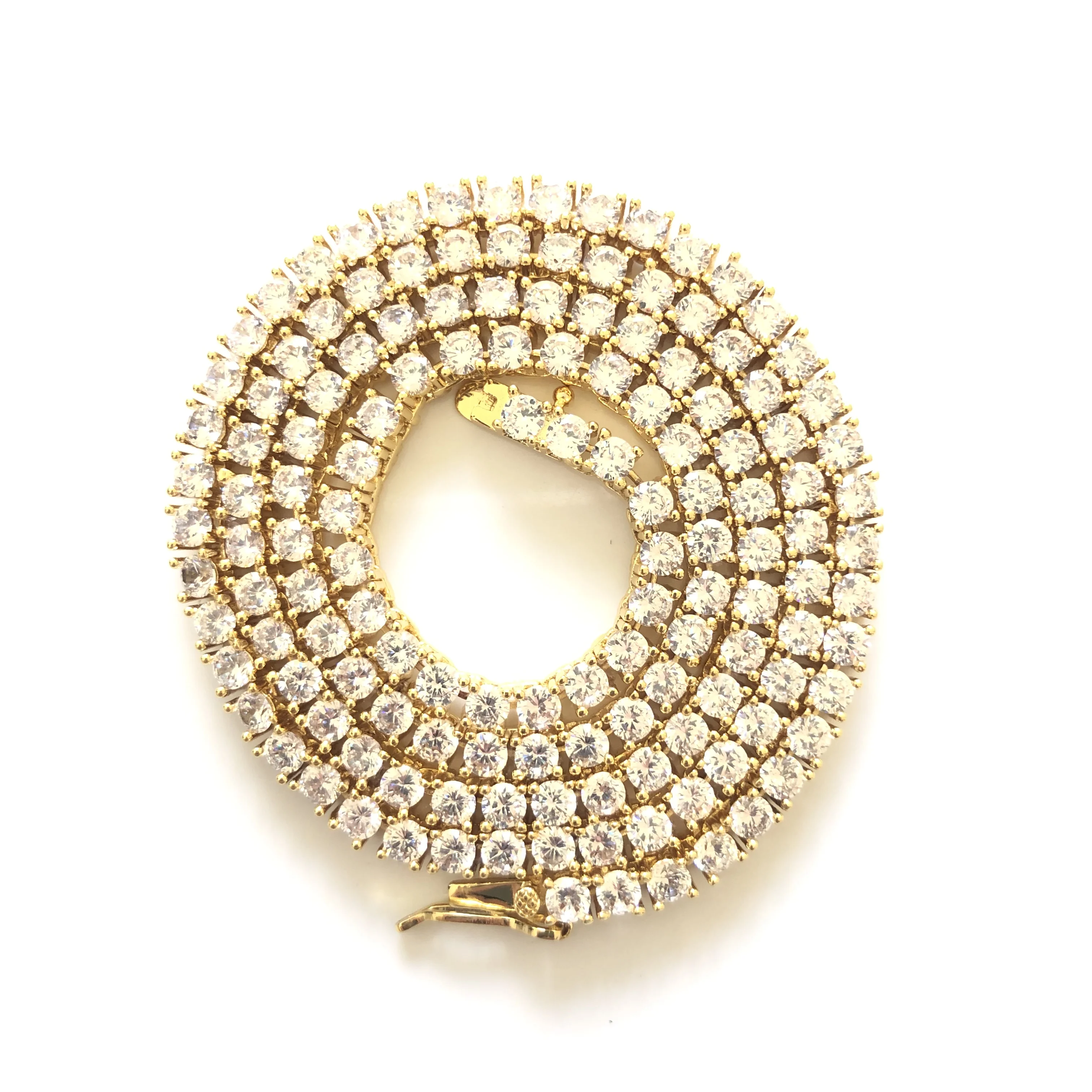 

Moissanite Tennis Chain Necklace Diamond, Picture