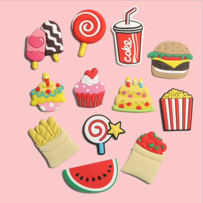 

RTS Fridge Cartoon Magnets Colorful Sticker Plastic Refrigeator 3D Cute Sticker Home Furnishing Decorations