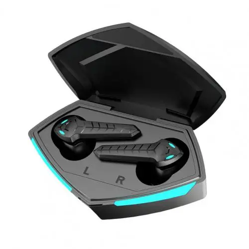 

True Wireless Touch Earphone In-ear V5.0 Bluetooth Ear Buds Gamer Headphones, Black/white