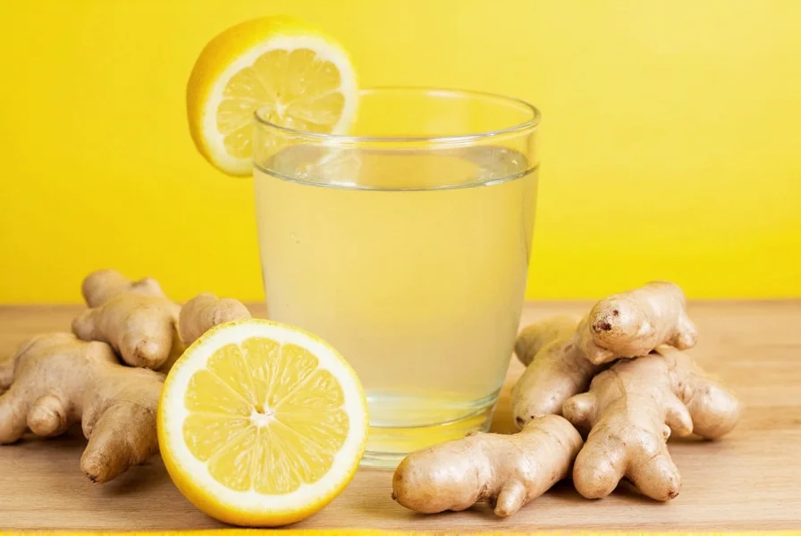 ginger root lemon water