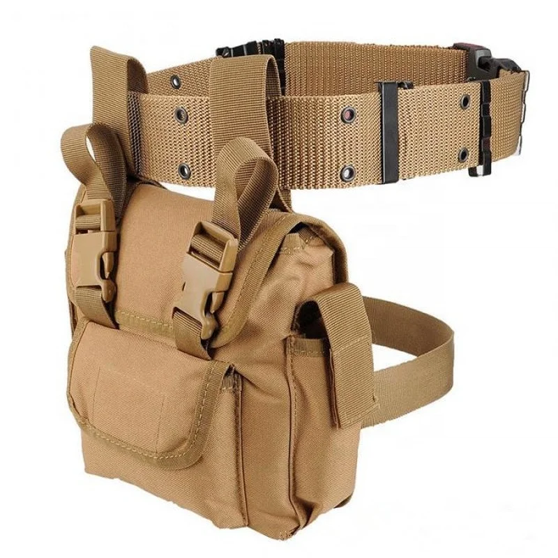 

LUPU outdoor military camouflage army bag canvas leg belt bag hunting military tactical sports waist bag