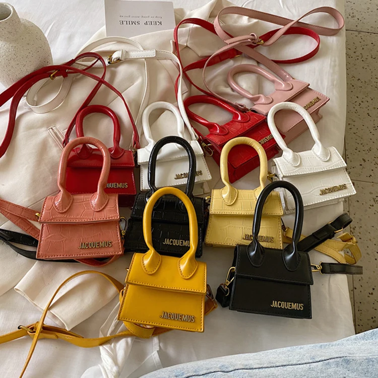 

Jacquemus Mini Purses And Handbags For Women 2021 Crossbody Bag Famous Brand Totes Luxury Designer Hand Bags Crocodile Pattern