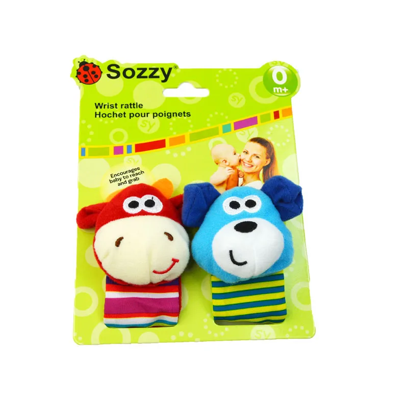 

Manufacturer Baby Watch Band Wrist Rattle Wrist Band Plush Toys Wholesale