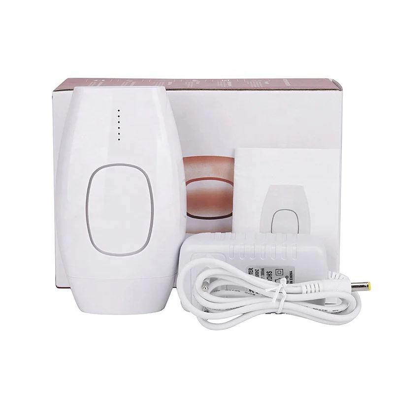 

Private label laser hair removal ipl epilator home with 600000 flashes, White, pink, black
