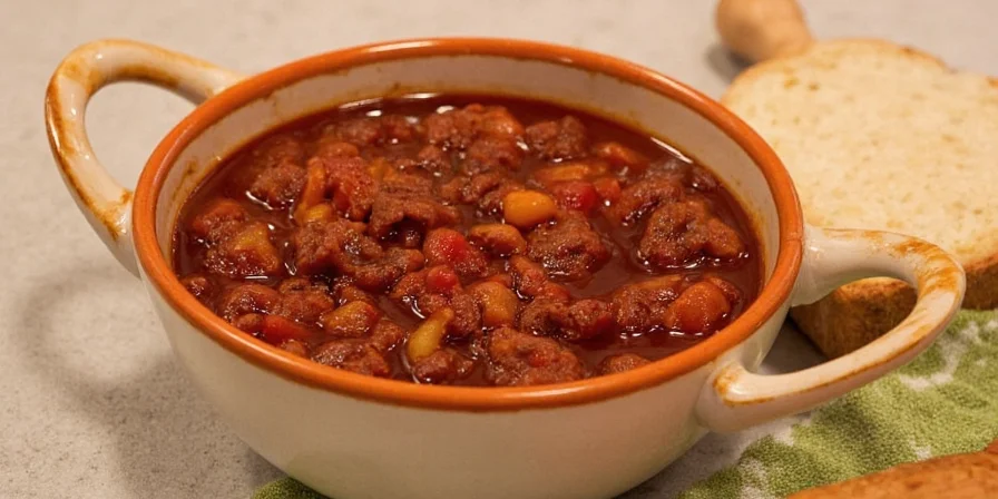 Homemade chili seasoning mix in a small bowl