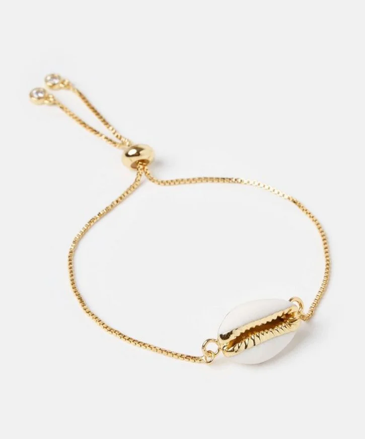 

adjustable chain Cowrie Shell Simple Bracelet bracelets for women bijoux pulsera mujer masculina boho Jewelry bayan bileklik, Glod