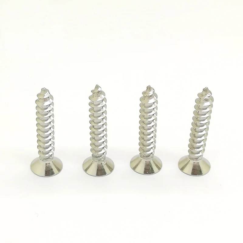 
High hardness zinc plated flat head phillips self tapping wood screw 