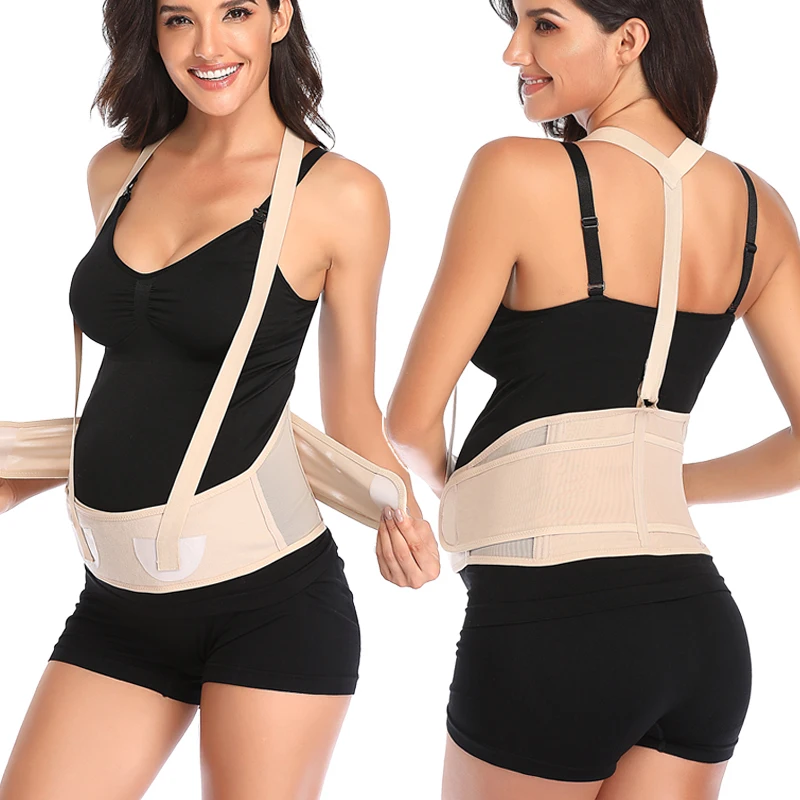 

OEM Free Size Adjustable Waist Abdominal Girdle Back Women Pregnancy Belly Safety Band Maternity Support Belt