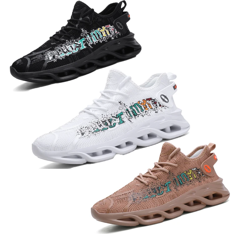 

Autumn/Winter Air Cushion Graffiti Cartoon Shoes Sports Leisure Walking Style Shoes Tennis For Men'S Footwear, 3 colors