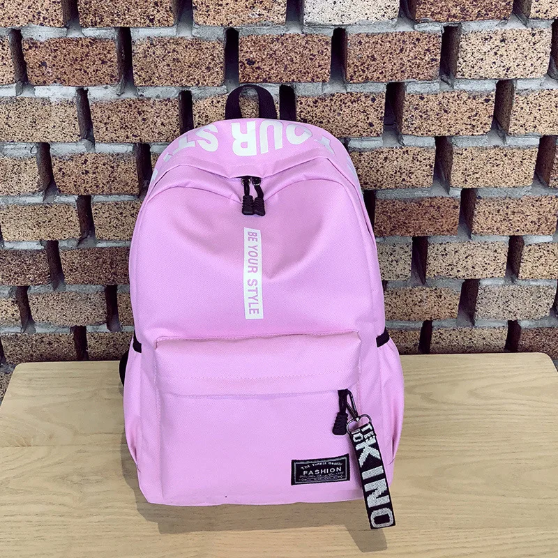 

Colorful school bag backpack canvas daypack book bag for teenagers, Many colors