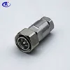 Grit Blast Screw Type 4.3-10 Mini Din Male Straight RF connector for 1/2" Super Flexible Cable