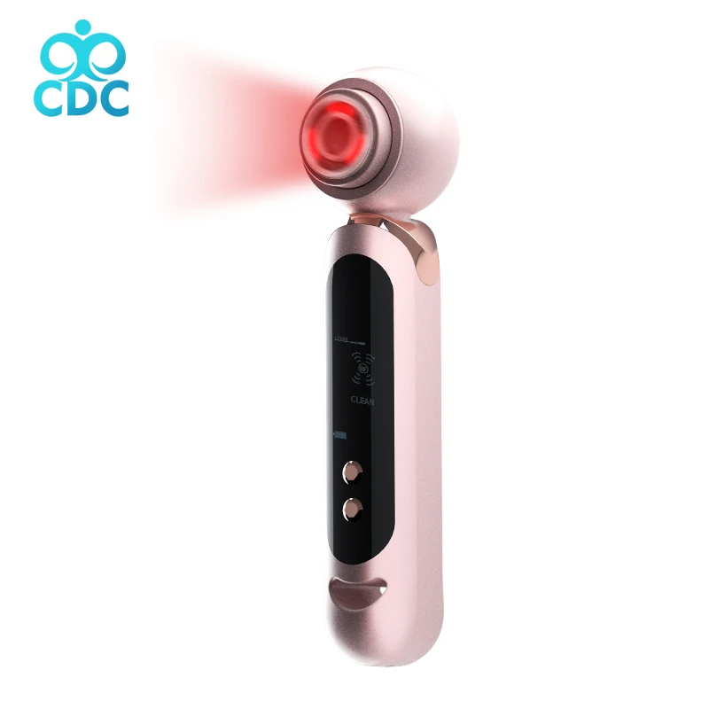 

RF EMS LED Beauty Instrument Mini Portable Face Lifting Slimming Photon Microcurrent Facial Toning Device, Pink+customized