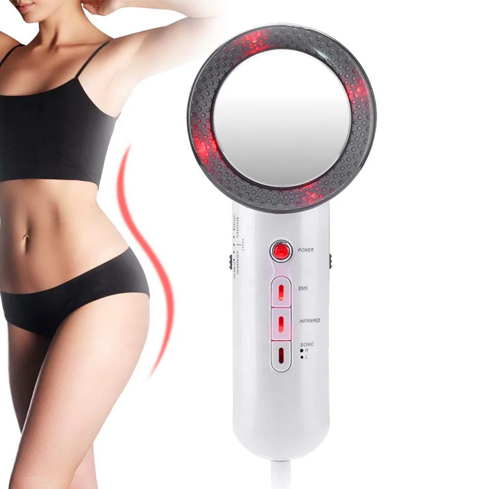 

Weight Loss 3in1 Infrared Ultrasonic Therapy EMS Massager Beauty Body Slimming Machine