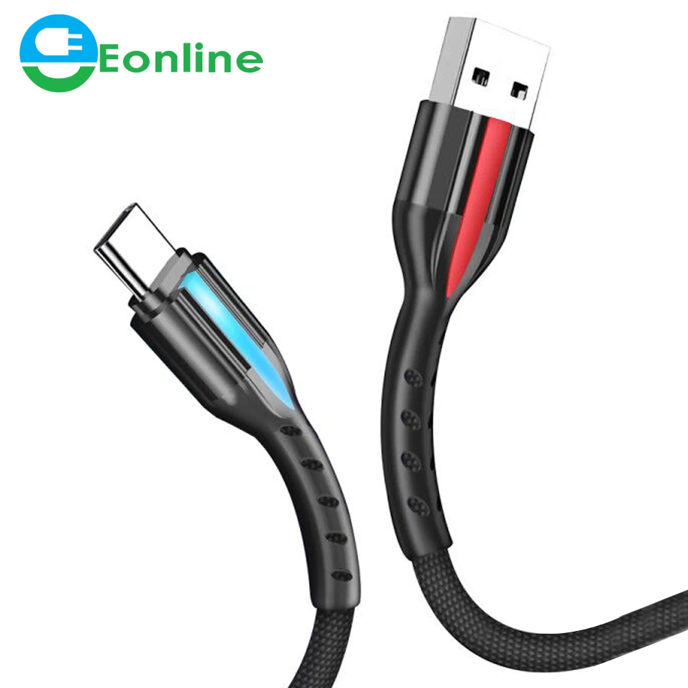 

Eonline Micro USB Cable 1m/2m/3m Data Sync USB Charger Cable For Samsung HTC LG huawei xiaomi Android Automatic power off Cable, Black , red , blue