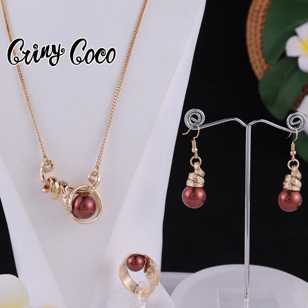 

Cring CoCo Simple Pearl Pendant guam gold filled Screw Necklace 14k gold jewelry polynesian jewelry Hawaiian jewelry Wholesale