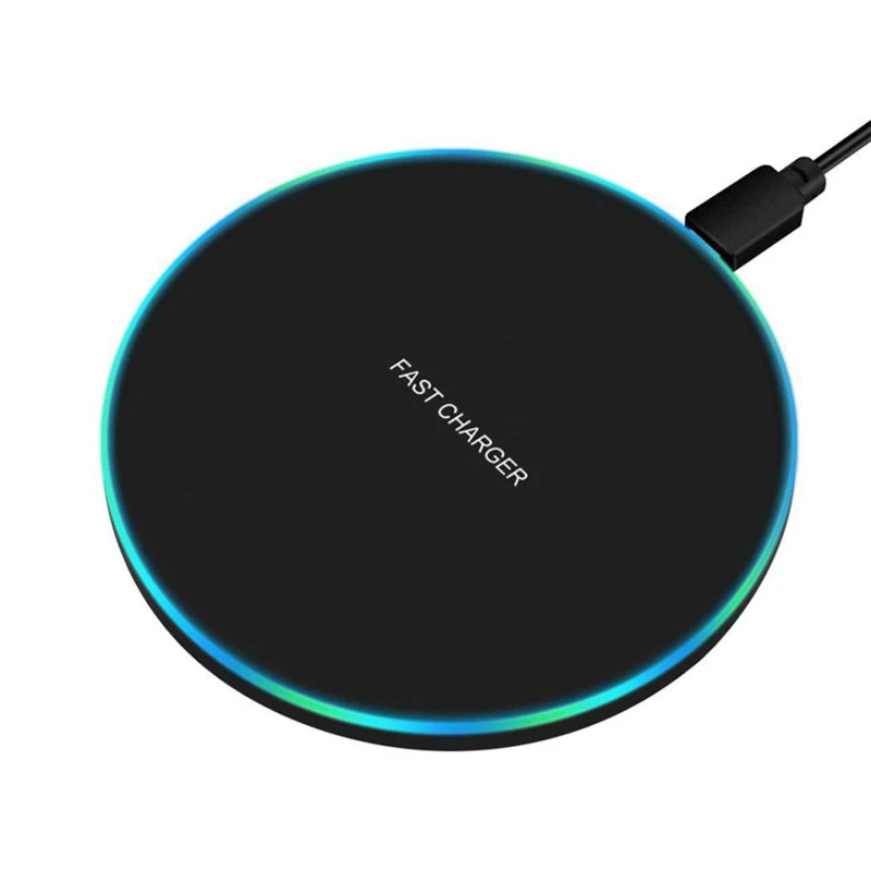 

Best Seller Dropshipping Products 2021 Wireless Charger 15W Wireless Charging Pad QI Fast Charger Cargador inalambrico OEM logo