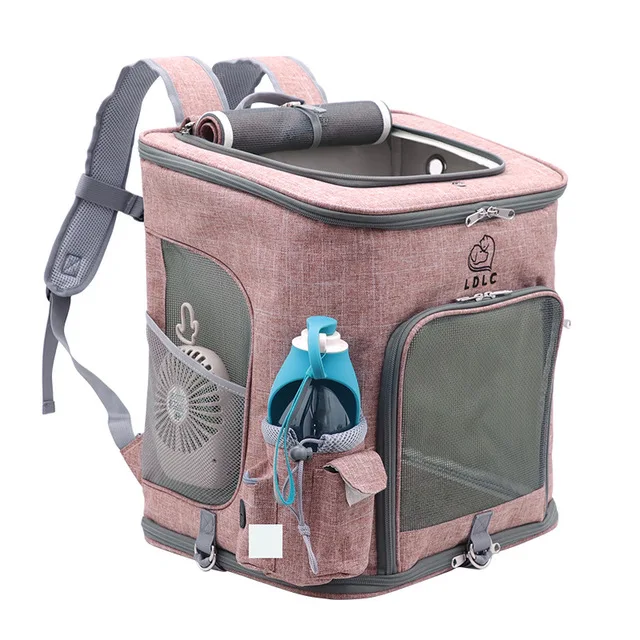 

Hot Sales Comfortable Outdoor Travel Dog Bags Breathable Portable Travel Pet Carrier Cat Backpack Bag, Pink ,blue,grey and khaki