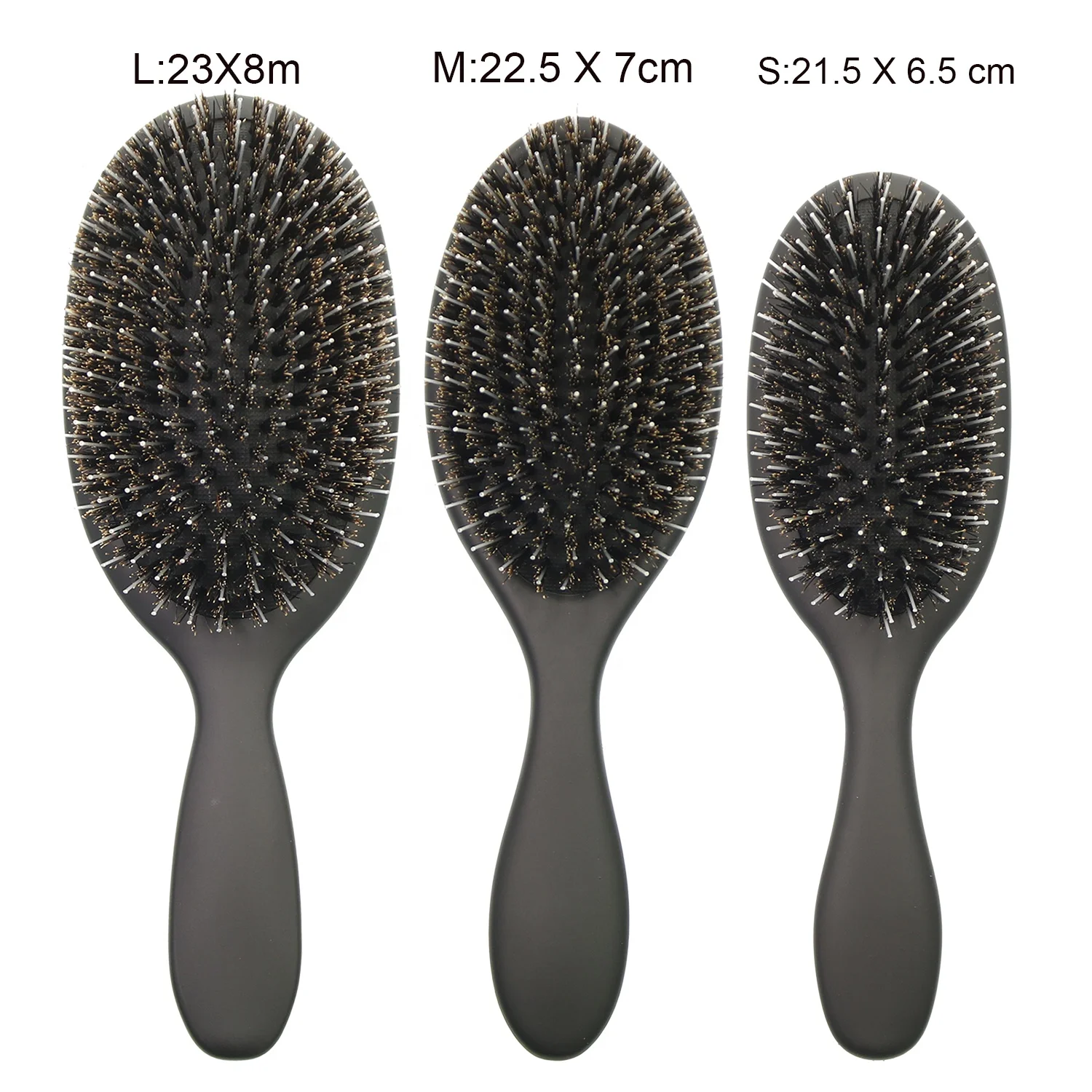 

Private label oval design boar mixed nylon bristle wholesale price extension wig hair brush