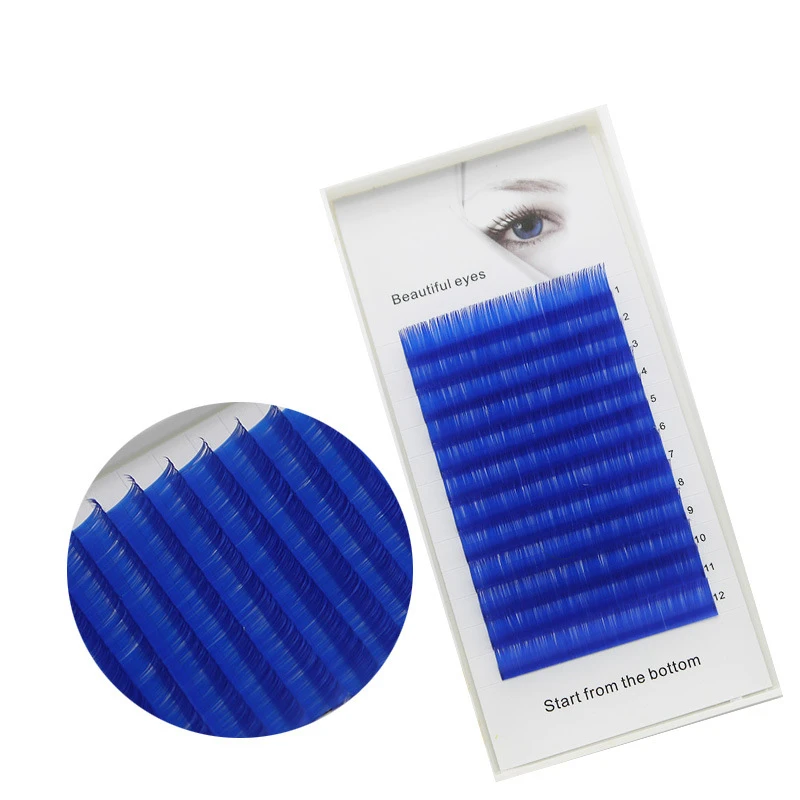 

individual eyelash extension vendor glue bottle 3d volume korean hybrid eyelash extensions easy fanning color lashes, Black